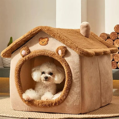 Foldable Pet House Removable Washable Cat House